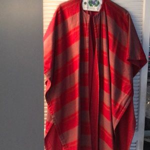 Designer wool and lined winter cape